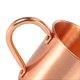 thumbnail image 4 of 3x Pure Copper Moscow Mule Mug Solid Smooth Without Inside Liner compatible Cocktail Coffee Beer Milk Wate 26-27s, 4 of 5