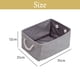 thumbnail image 2 of Cestas de almacenamiento - Cestas decorativas Caja de almacenamiento Cubos Contenedores con asas para guardar ropa Juguetes, libros, hogar, oficina Vhermosa, 2 of 5