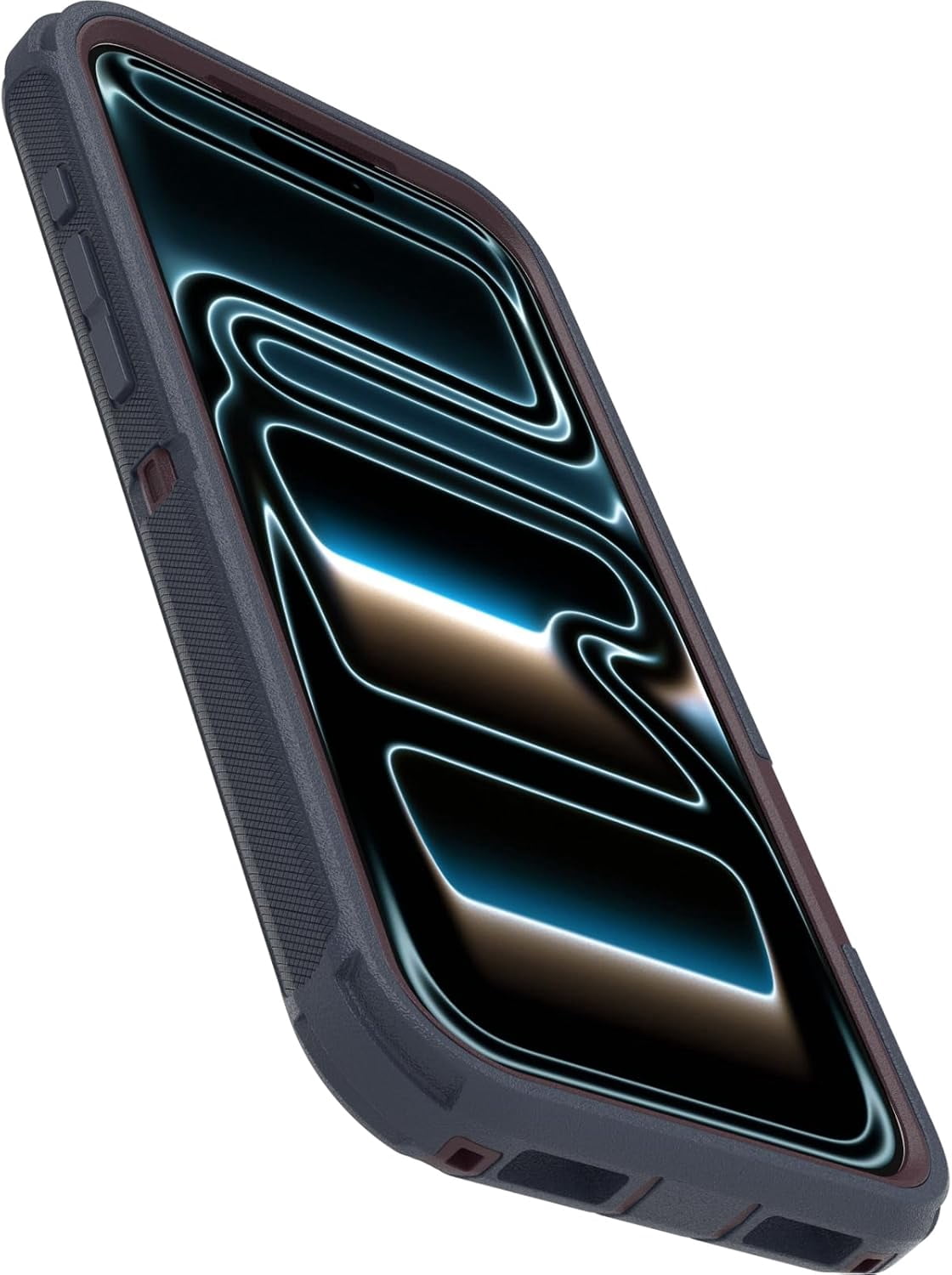 OtterBox iPhone 17 Pro Max (Only) - Defender Series Case - Indigo Tulip (Blue & Purple) - Snaps on MagSafe - Tough - Rugged & Durable