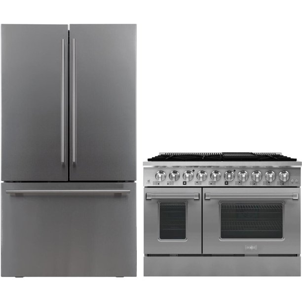 Forte 2 Piece Kitchen Appliances Package with FFD21ESCSS 36 French Door