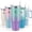 A-GreenPurple, variant on 40 oz Tumbler with Handle and Straw Lid, 100% Leak-proof Travel Coffee Mug, Stainless Steel Insulated Cup for Hot and Cold Beverages, Keeps Cold for 34Hrs or Hot for 10Hrs, Dishwasher Safe (LakeBlue)