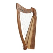 Roosebeck Heather Harp w/Full Chelby Levers - Vine Engraved