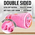 thumbnail image 5 of Zulay Kitchen Double Sided Round Pink Donut Blanket, Novelty Blanket Throw - 47 Inch, 5 of 7