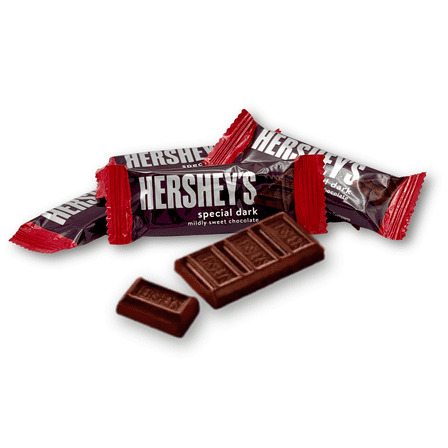 Hershey's Snack Size Special Dark Mildly Sweet Chocolate - 5 lb