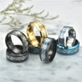 thumbnail image 2 of Justharion Comfortable Titanium Steel Dragon Pattern Ring For Everyday Wear Comfortable To Wear Metal Dragon Pattern Rings silver + Gold 1Set, 2 of 6
