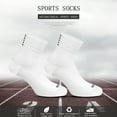 thumbnail image 1 of Bicicleta Calcetines deportivos para ciclismocómodospara hombres Ndcxsfigh  y mujerescalcetines transpirables para correr (blanco), 1 of 5