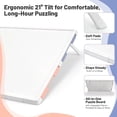 thumbnail image 7 of 1000-Piece Tilting Puzzle Board (30"x22") with 4 Color Drawers and Protective Mat, Adjustable Puzzle Table with Built-in Stand, 7 of 7