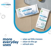 WaterWipes Sensitive Pure & Textured Wipes, 99.9% Water, Unscented & Hypoallergenic, 288 Count + Bonus Pack