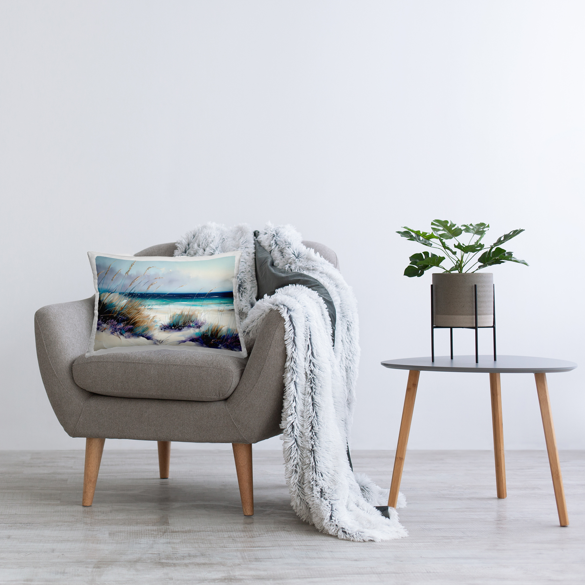 Stupell Industries Euphoria Beach Dunes Decorative Printed Throw Pillow, design by Sasha