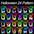 thumbnail image 3 of Juego de vasos Ahuimeius para Halloween que brillan en la oscuridad, 24 unidades, 480 ml, 3 of 6
