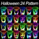thumbnail image 3 of Juego de vasos Ahuimeius para Halloween que brillan en la oscuridad, 24 unidades, 480 ml, 3 of 6