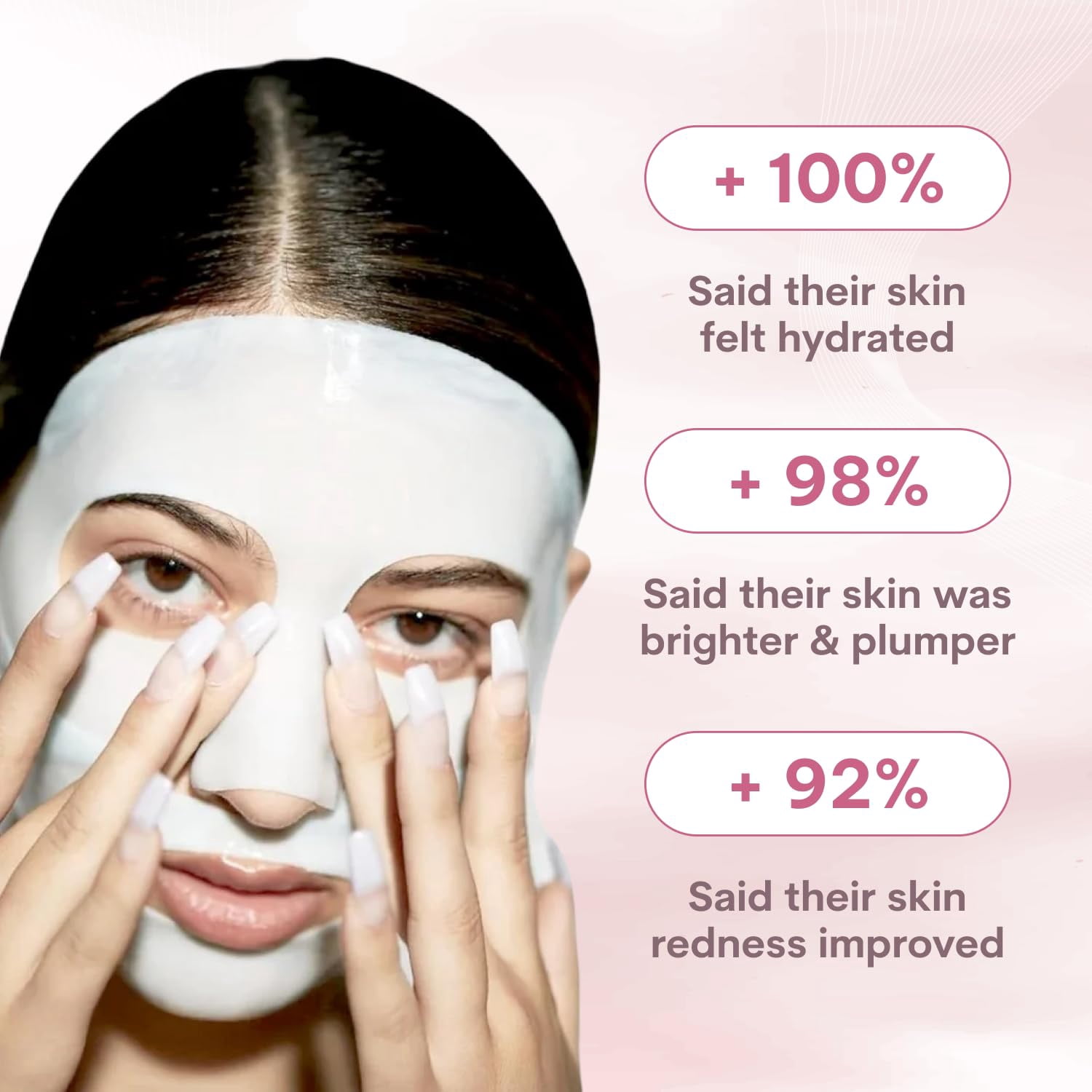 Quasi Bio-Collagen Glow Mask Set (4-Piece Overnight Treatment) | Hydrating Korean Sheet Mask | Firming & Smoothing Skincare for All Skin Types