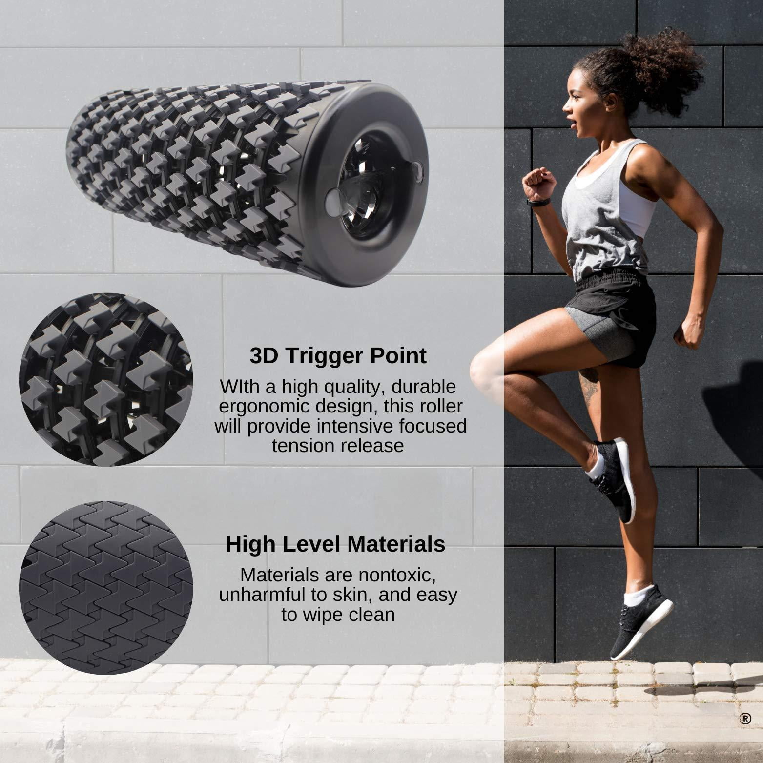 Foam Roller Equipment For  Tissues | Massage Rollers Maximum Tension High Density Deep Tissue Thigh Arms (gray)