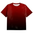 thumbnail image 4 of Ierhent Mens T-Shirts Mens T Shirt Muscle Gym Workout Shirt Tee Shirt Top(Red,XXL), 4 of 5