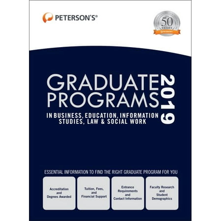 Graduate Programs in Business, Education, Information Studies, Law & Social Work 2019 (Grad (Best Social Work Graduate Programs 2019)