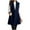 Navy, variant on Women's Wool Blend Coat Sleeveless Vest Blazers Jacket Double Breasted Dressy Casual Clothes for Women Outerwear (XL, Wine)