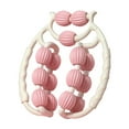 thumbnail image 4 of Dualoai Leg Massager Roller Foam Roller 360 Degree Deep Tissue Massage Tool 15 Point for Pink, 4 of 9