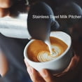 thumbnail image 2 of Tasse à Mousser le Lait Graduée, Tasse Portable pour Mousseur à Lait, Pichet pour Espresso et Cuisson à la Vapeur, 2 of 10