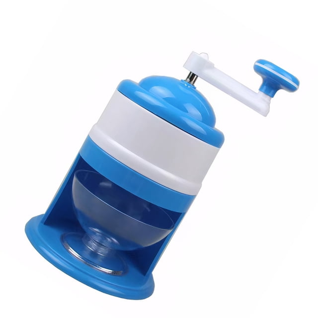 Advancent Máquina de afeitar de hielo portátil ABS, máquina práctica y práctica para restaurantes, trituradoras de hielo Estufas de camping