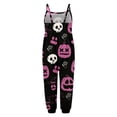 thumbnail image 5 of Girls Halloween Tank Romper Cute Graphicint Harem Pants Sleeveless Playwear Holiday Jumpsuit, 5 of 5