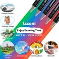 thumbnail image 3 of IZZONI 60-Color Alcohol Art Markers Set, Dual-Tip Permanent Sketch Pens for Adult Coloring Books, Drawing & Sketching, with Carry Case & Organizer, 3 of 6