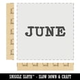 thumbnail image 2 of June Month Calendar Fun Text DIY Cookie Wall Craft Stencil - 5.5 Inch, 2 of 5