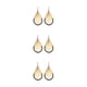thumbnail image 4 of Pendientes de Gota de Agua Sonducket 2 uds. Moda Simple para Mujer Colorido, 4 of 6