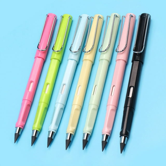 Baohd Writing Pencil No Ink Durable Technology Pen Painting Stationery Accessories School Supplies Children Students Gifts Light Green