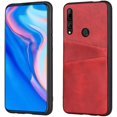 thumbnail image 1 of Compatible with Huawei P Smart 2019 Case,XYCCA Slim PU Leather Back Case Cover with Credit Card Holder Durable Lightweight Protective Cover Case for Huawei P Smart 2019 6.21",(Red), 1 of 7