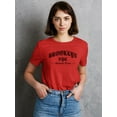 thumbnail image 2 of Brooklyn Gothic Style Banner T-Shirt Women -Image by Shutterstock, Female Large, 2 of 4