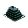 thumbnail image 1 of Hurst Shifter Boot 1148429 For Use With Hurst Indy Shifters; Black; Rubber; With Chrome Trim Plate And Mounting Hardware, 1 of 3