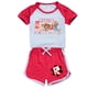 thumbnail image 1 of Roblox-Camiseta de juego de dibujos animados para hombre y mujer, pantalones cortos cómodos e informales, traje deportivo para regalo, nueva moda de veranoA, 1 of 4