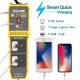 thumbnail image 4 of Scienceny Cargadores de coche ABS Inversor de energía Multi puerto 3 USB Reemplazo Desmontable Protección contra sobrecarga Enchufe convertidor Paneles de instrumentos para automóviles 12V a 220V, 4 of 6