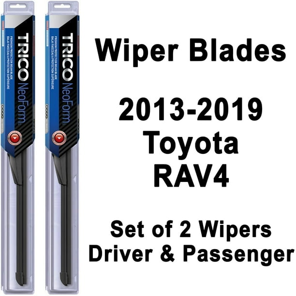 Toyota Rav4 2019 Rear Wiper Blade Size