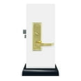 thumbnail image 2 of Lever Mortise Keyed Lockset - Left Hand - Polished Brass US3 Finish - 2-1/2" Backset - 2 SC1 Keys, 2 of 5