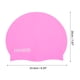 thumbnail image 4 of Gorro de natación impermeable de silicona rosa 1 Pc de Bargains Únicos, 4 of 5