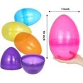 thumbnail image 6 of JOYIN 10" Jumbo Easter Eggs, 6PCS Colorful Plastic Giant Eggs Empty Fillable for Easter Filling Treats Party Favor Hunt Classroom Prize Supplies Decoration, 6 of 10