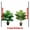 B-2pcs, variant on 2Pcs Outdoor Artificial Green Plants with 24 Leaves Nordic-style Banana Leaf Palm Trees Designed Tropical Rainforest Landscapes