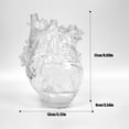 thumbnail image 3 of Florero de corazón transparente florero en forma de corazón simulado decoración creativa, 3 of 14