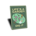thumbnail image 3 of Life's a Garden Novelty Decor, Metal Wall Sign - 10x14 Inches, 3 of 4