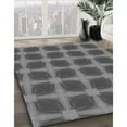 thumbnail image 2 of Ahgly Company Indoor Round Patterned Gray Wolf Gray Area Rugs, 7' Round, 2 of 6