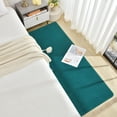 thumbnail image 3 of Alfombra Runner B BENRON Soft para dormitorio, 60 x 180 cm, color verde azulado, 3 of 7