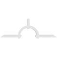 thumbnail image 4 of 96"W x 32"H x 4"D x 4"F, 8/12 Pitch, Ericson Architectural Grade PVC Gable Bracket, 4 of 8