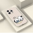 thumbnail image 3 of Exprese su personalidad: interesante funda protectora plateada colorida de doble capa mate con estampado gráfico para iPhone 15 Pro Max 14 13 12 Pro 11, 3 of 4