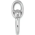 thumbnail image 2 of Sterling Silver Polished 3D Large Shackle Link W/Pulley Pendant(Length 26.93) - Jbsp, 2 of 5