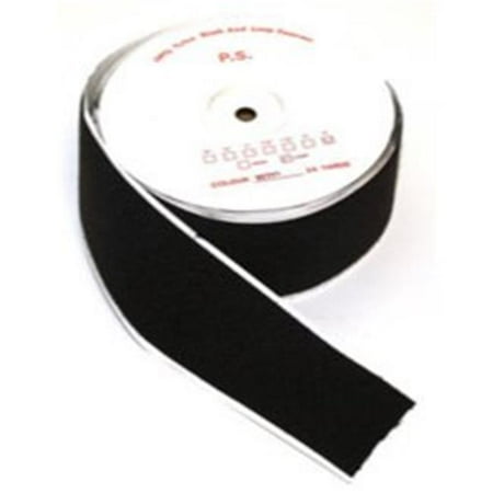 

ISN CSU40BKPL 4 in. x 25 Yard Cloth Hook & Eye Loop Side