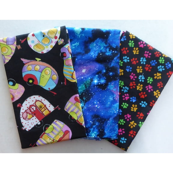 Trailers and Paws Blue New Half Yard Plus Bundle