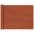 thumbnail image 1 of vidaXL Balcony Screen Oxford Fabric 90x400 cm Terracotta, 1 of 3