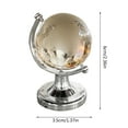 thumbnail image 3 of Mini Globe Small Globe for Desk Desk Globe World Globe Desktop Ornament Round Earth World Glass Ball Sphere Miniature Map with Stand Art Decor (1.37"x2.36"), 3 of 9