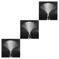 thumbnail image 1 of Bewildely Luz de lámpara de fibra óptica multicolor centro de de boda de fibra óptica LED base plateada azul Type1, 1 of 1